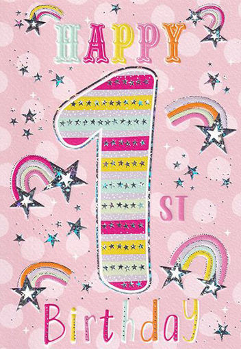 Picture of 1ST BIRTHDAY CARD